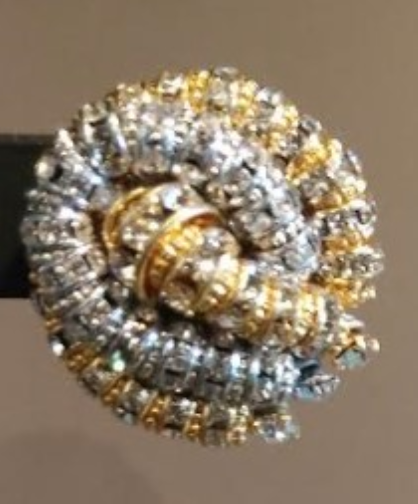 ARETES ANA CORTOS DORADO PLATA