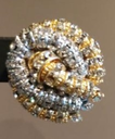 ARETES ANA CORTOS DORADO PLATA
