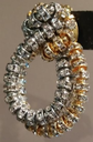 ARETES ANA CORTOS DORADO PLATA