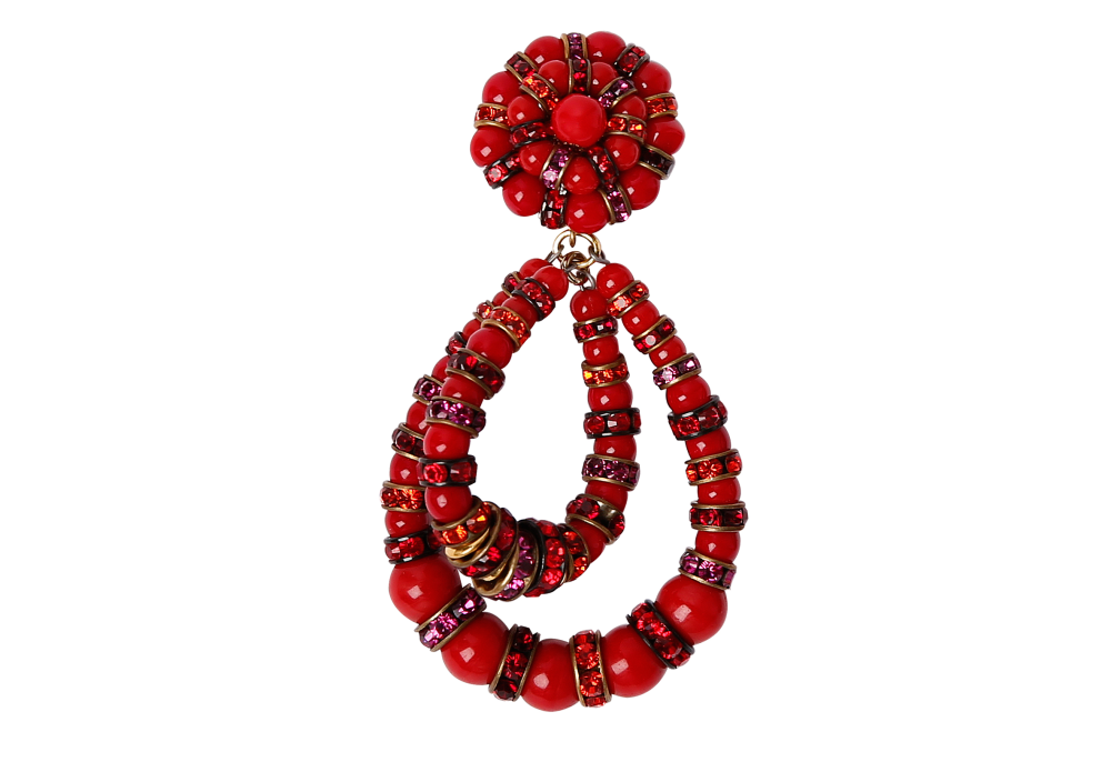 ARETES LOLITA ROJOS