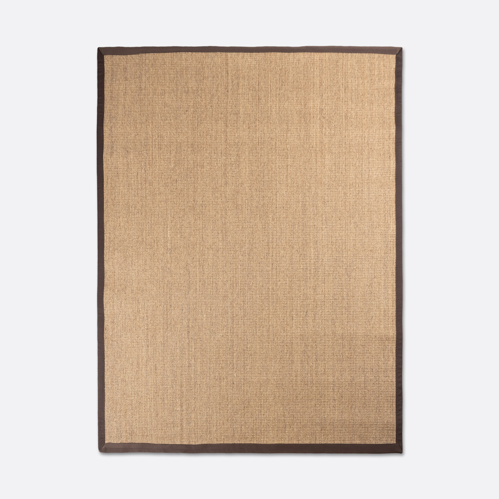 Estera Nudo Colores Borde Cacao 3x4