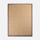 Estera Nudo Colores Borde Cacao 3x4