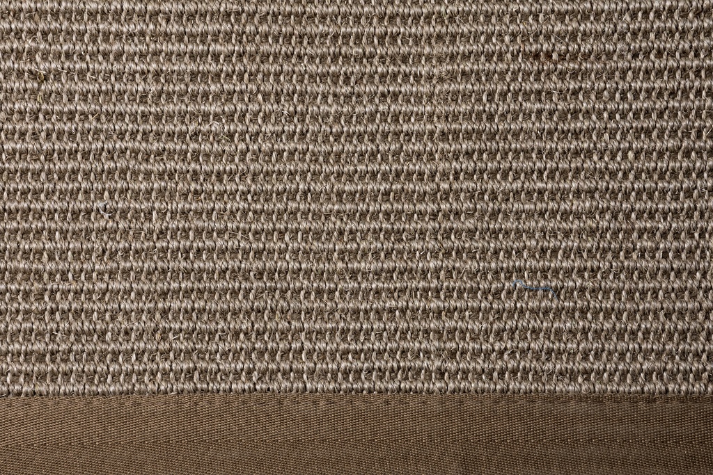 Estera Sisal - Marron - Borde Marron - 6x4