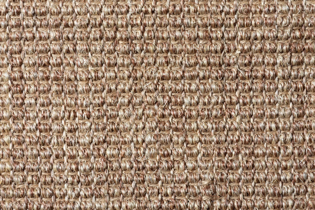 Estera Sisal - Natural - Borde Marrón - 4x3