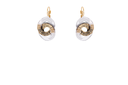 ARETES ROUND BLANCOS