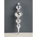 ESFERA DESTELLOS ESPIRAL - PLATA