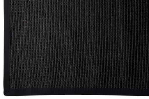 [221198] ESTERA SISAL - NEGRO - BORDE NEGRO - 6X4