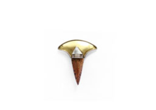 [221274] Broche Indiana Café - Liso